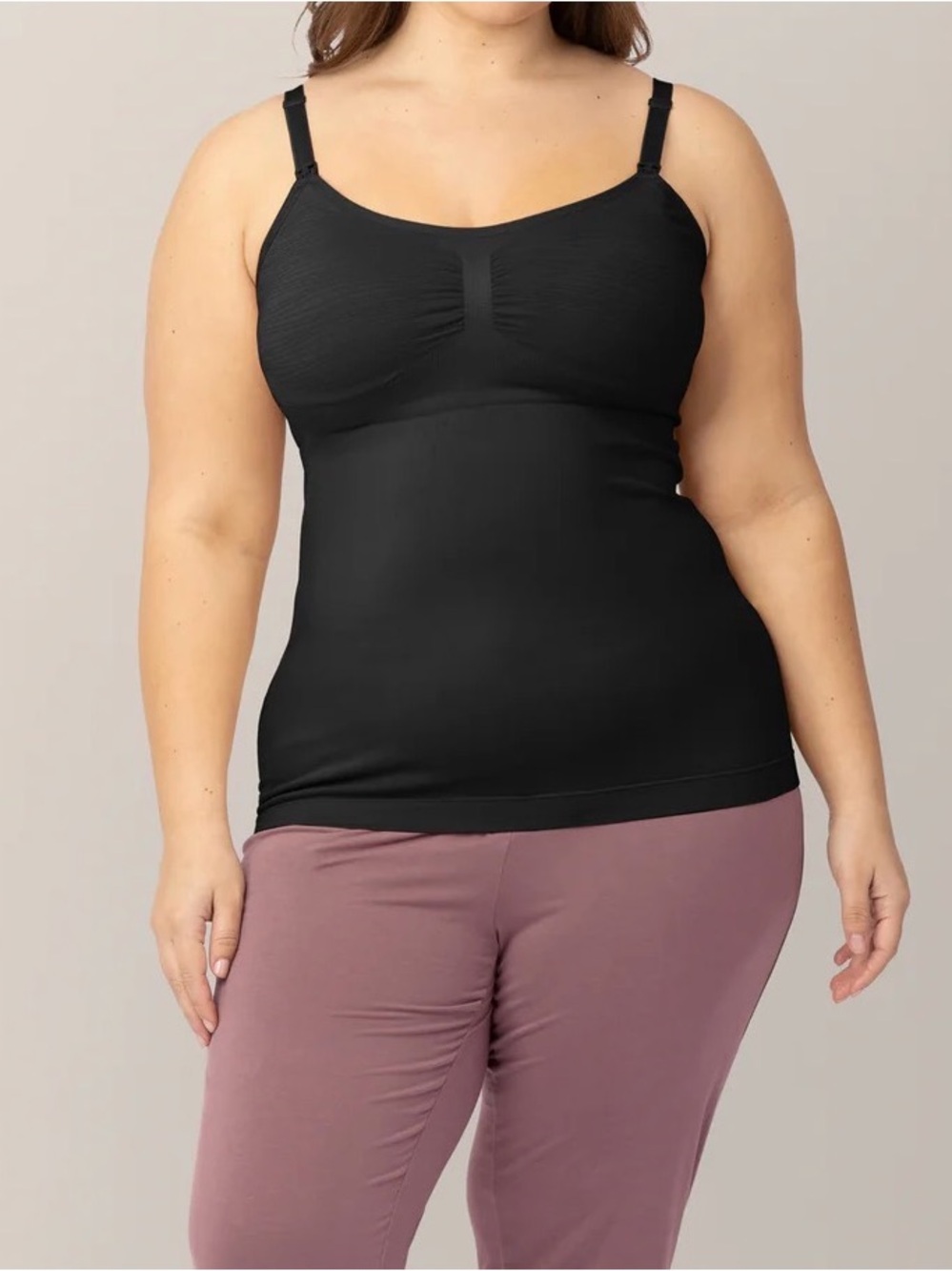 Kindred Bravely Black Seamless Nursing & Pumping Cami